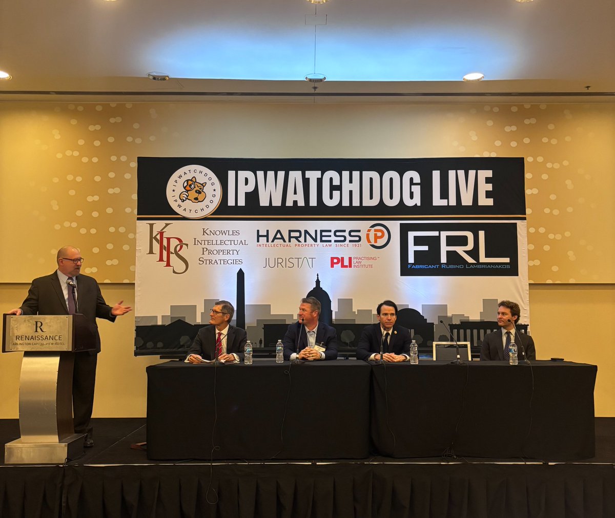 CongressionalIP's tweet photo. We are at @IPWatchdog LIVE 2026! 📷

@CongressionalIP and @RepKiley are diving into the bipartisan efforts driving IP education on #CapitolHill and how the #CongressionalInventionsCaucus is helping support American innovation.

Learn more: https://t.co/Kj4XsuJP56 https://t.co/8W9P0vdC9d