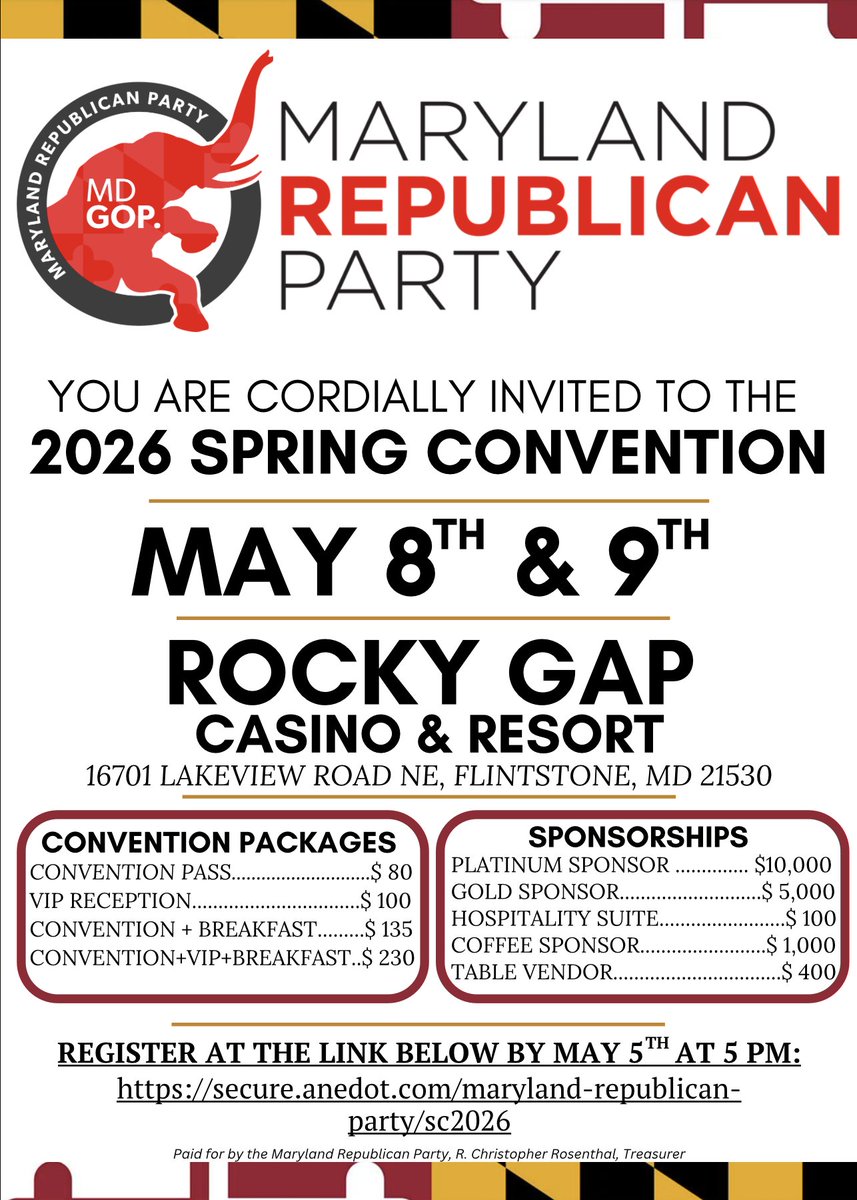Maryland Republican Party tweet media