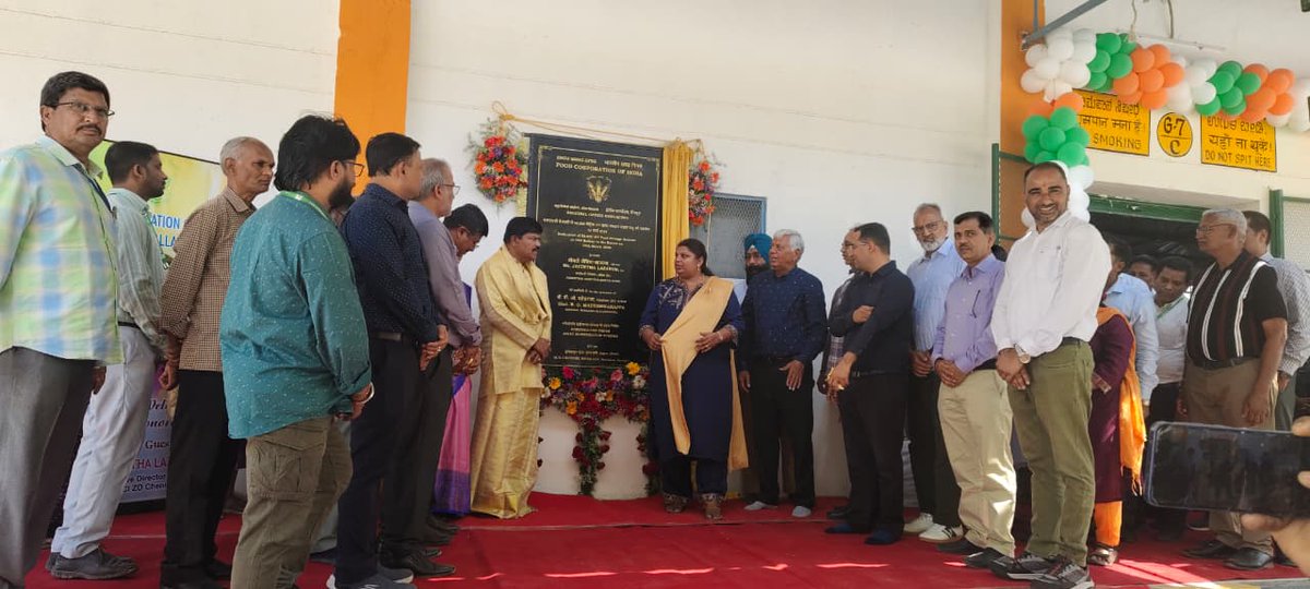 Smt. Jacintha Lazarus, Executive Director(South) FCI ZO Chennai visited to FSD Bellary for inauguration/opening of 50,000 MT new godowns on 13.03.2026 at FCI FSD Ballari under DO Raichur.<a href="/FCI_DoRaichur/">FCI DO RAICHUR</a> <a href="/FciKarnataka/">FCI_Karnataka</a> <a href="/fcisouthzone_pr/">FCI ZO South</a> <a href="/FCI_India/">Food Corporation of India</a>