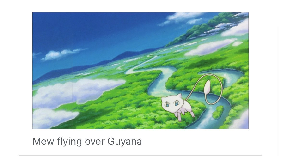 naprogesiac's tweet photo. did we all know that mew is south american https://t.co/DYDhbxNOYm