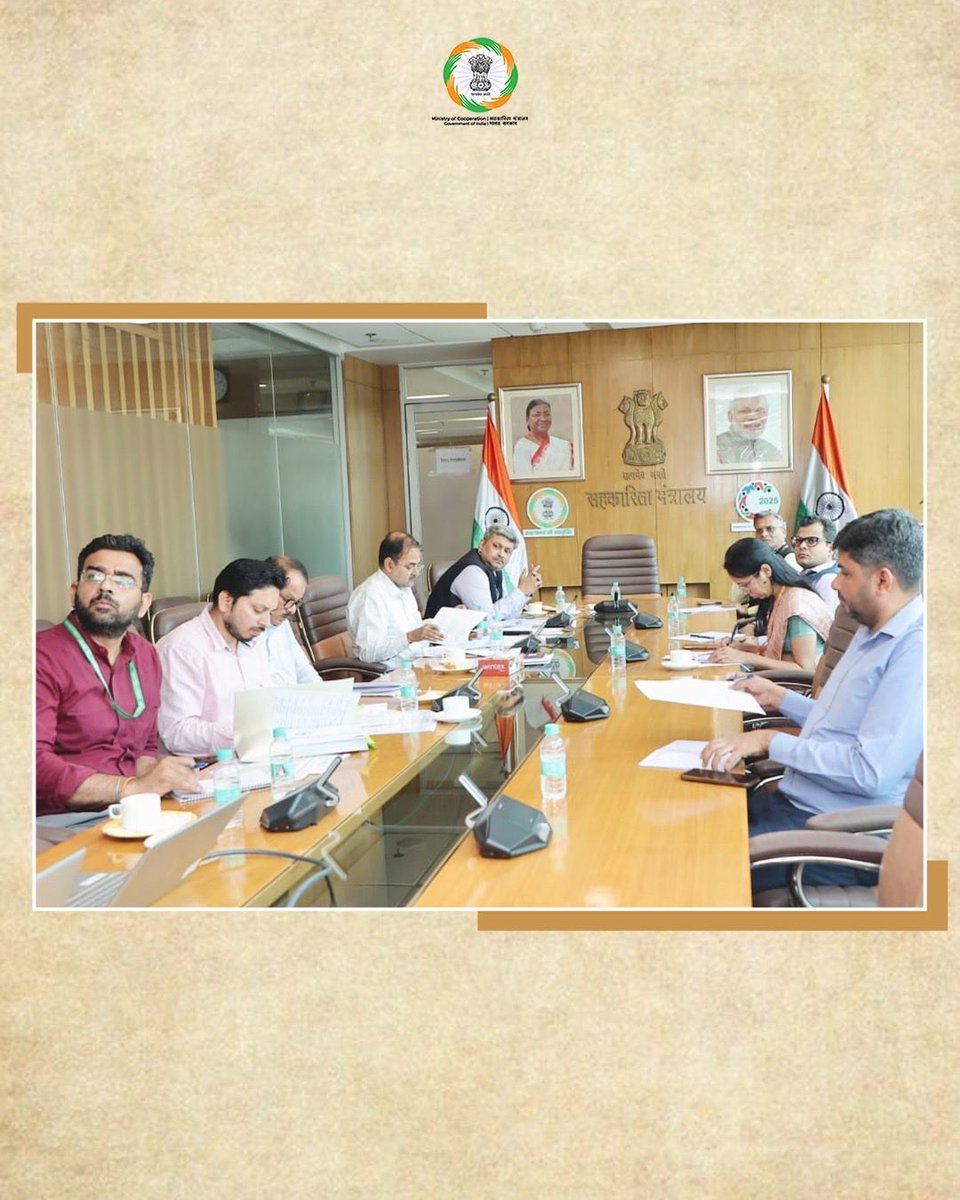 MinOfCooperatn's tweet photo. In a continued push to strengthen cooperative reforms and enhance coordination between the Centre and States/UTs, a review meeting with representatives from States/UTs was held on 24 March 2026 at Atal Akshay Urja Bhawan.

The meeting focused on assessing the progress and effective implementation of various Ministry's initiatives, with active participation from Registrars of Cooperative Societies (RCS) and senior officials from States/UTs.

The meeting was attended by Shri Pankaj Kumar Bansal, Additional Secretary, Ministry of Cooperation; Shri Siddharth Jain and Shri Raman Kumar, Joint Secretaries; and Shri Pankaj Srivastava, Shri Kapil Meena, Ms. S. Sathiya, and Shri Kumar Ram Krishna, Directors in the Ministry of Cooperation, along with other senior officials of the Ministry. Senior officials and key cooperative stakeholders from the participating States also joined the meeting virtually.

#EmpoweringCooperatives #SahkarSeSamriddhi