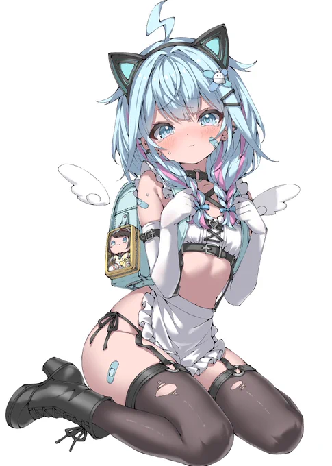 こちらは白背景&amp;全身verです フル解像度版は明日Pixivで投稿します