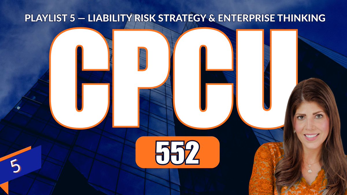 ElevateTheNarra's tweet photo. CPCU 552 - Playlist 5 is now live:
🎥 Full playlist on YouTube
https://t.co/ZC7Z8vN55Q

#CPCU552 #CPCUCandidate #CommercialLiability #RiskManagement #Insurance #StudySmart #CPCUExam #CPCU #insurancecareers #insurancedesignations #adjusters https://t.co/kw3CX3p9Bc