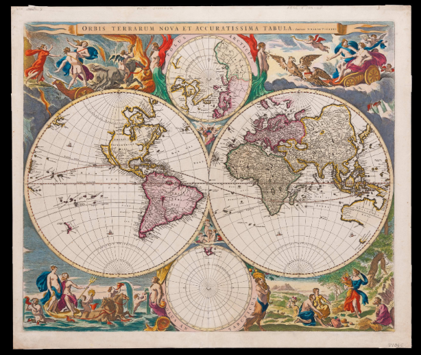 catedranaval's tweet image. En 1658, Nicolaas #Visscher publicó un #mapamundi con los últimos #descubrimientos de su tiempo y algunos errores. Así se veía el mundo en el #s.XVII.
Conoce más en: blogcatedranaval.com/2017/12/19/un-…