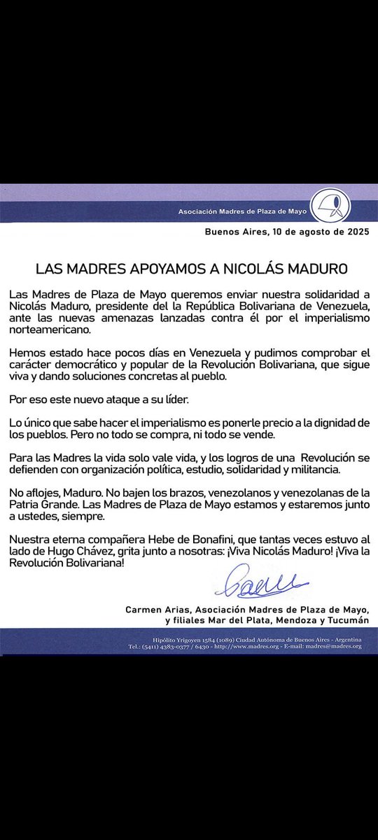 carinucha1979's tweet photo. Estas son las Señoras de pañuelos blancos que, como bien dice Alfonsín, reivindicaban el accionar terrorista de sus hijos y nietos y que defendían a personajes como: Fidel Castro, Chávez y Maduro! https://t.co/oR0CzJ34ye