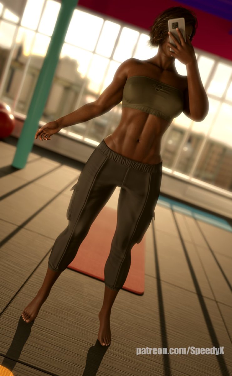 Ash, showing off her morning pump.
#BUFFYSUMMERS #musclemommy
patreon.com/posts/ash-and-…