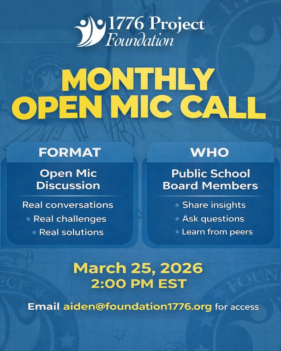 1776 Project Foundation tweet media