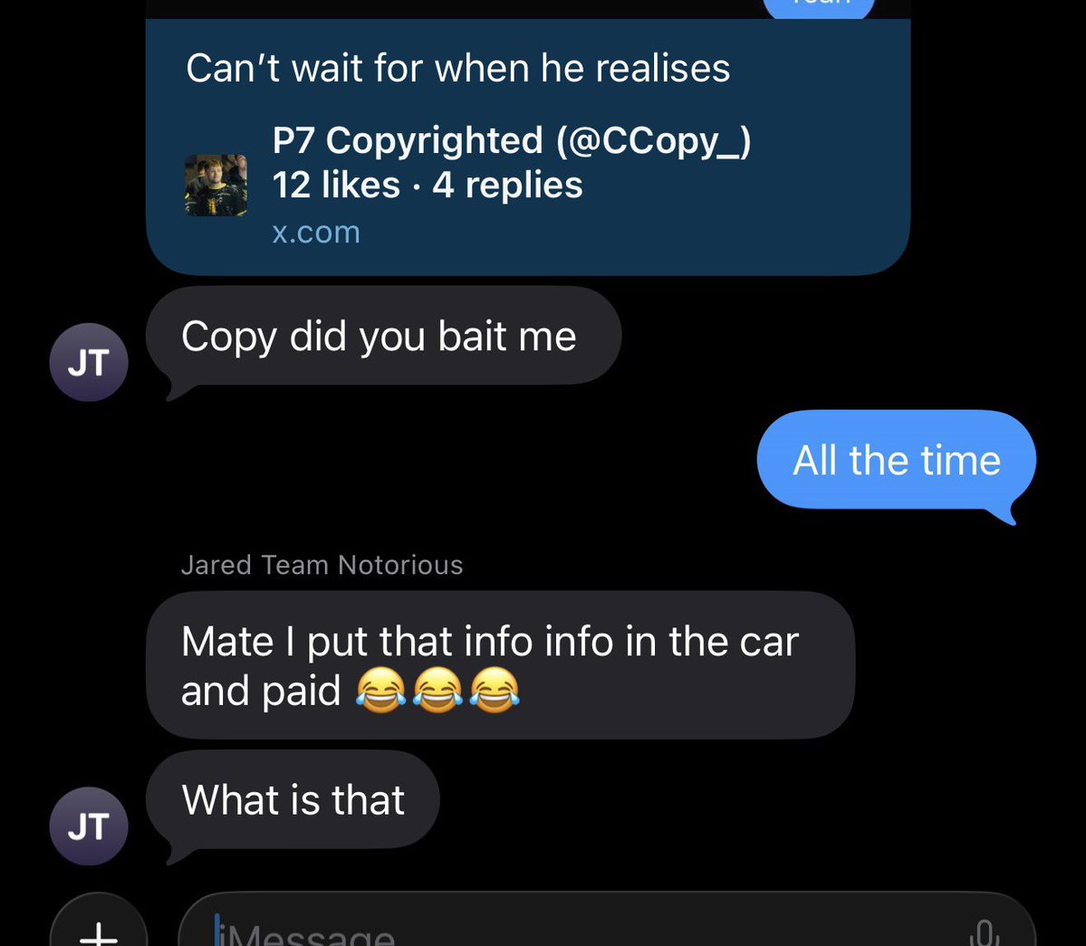 P7 Copyrighted tweet media