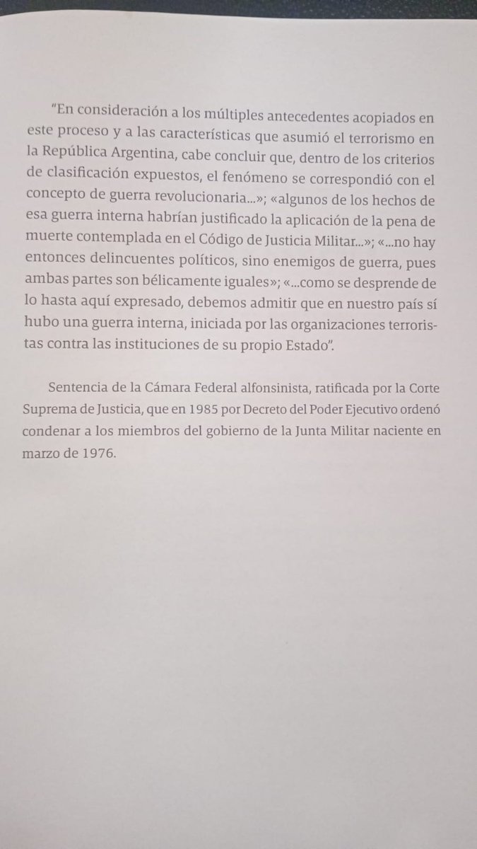 carinucha1979's tweet photo. Una guerra es un ataque hacia la vida humana. Ésta guerra la planificaron e iniciaron las organizaciones terroristas subversivas muchos antes del comienzo del Proceso de Reorganización Nacional! https://t.co/oMRgTJ5KRr