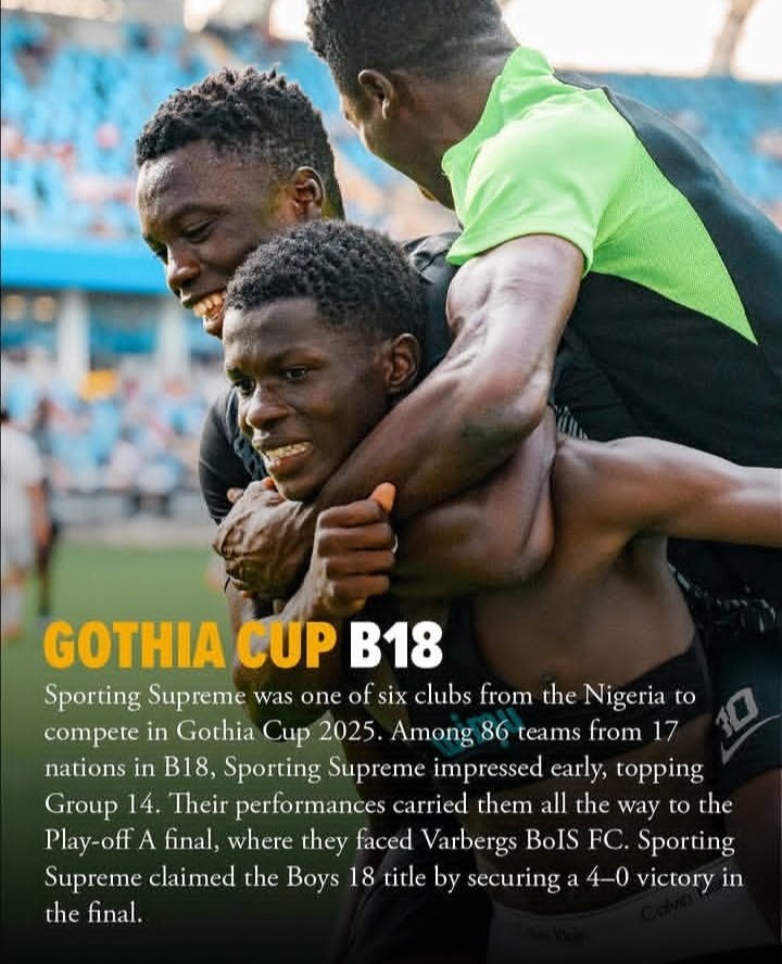 BolajiBale12's tweet image. Hypebuzz FC: Nigeria’s Second-Best Football Academy on the Rise 🇳🇬⚽️

Hypebuzz Football Club (HB FC) is an emerging elite youth academy based in Abuja, committed to developing young talents and creating clear pathways to international football.

Established in 2021, the academy