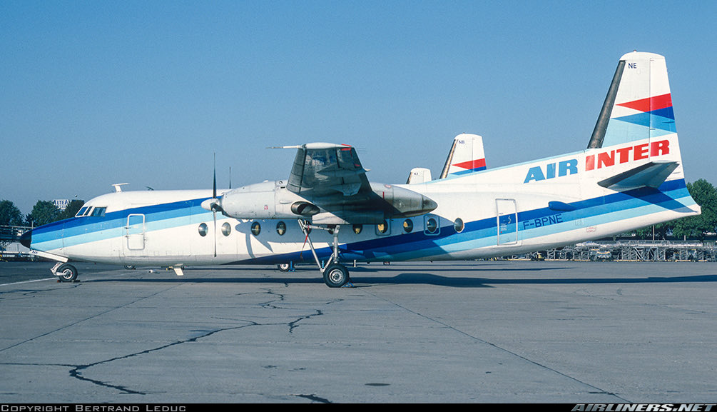 n194at's tweet photo. Air Inter
Fokker F-27-500 Friendship F-BPNE
ORY/LFPO Paris Orly Airport
September 30, 1997
Photo credit Bertrand Leduc
#AvGeek #Aviation #Airline #AvGeeks #Fokker #F27 #Paris #Orly #ORY #AirInter https://t.co/HzvXiXXf0S