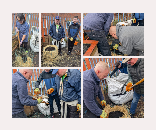 stepscic's tweet photo. Exciting gardening update! This season, we’re mixing tradition with experimentation. We’ve just planted peas and beans to climb up our tepee structure, potatoes in our over the ground towers and onions and rhubarb are getting settled in too. Can’t wait to watch everything grow! https://t.co/Bh9sKHOOfK