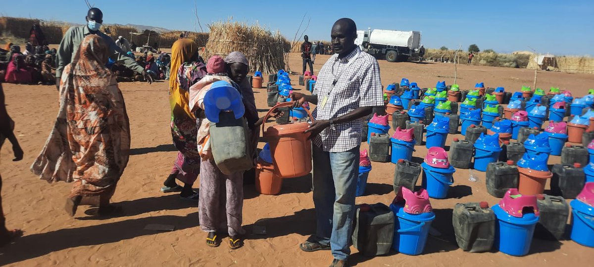 ahaction's tweet photo. AHA, in partnership international organizations like UNHCR and the Conrad N. Hilton Foundation and national partner, NPO, continued to deliver life-saving assistance to affected populations in Sudan. 

To read the full story, visit https://t.co/yQJ2dfaNay https://t.co/3JKyl2z0nN