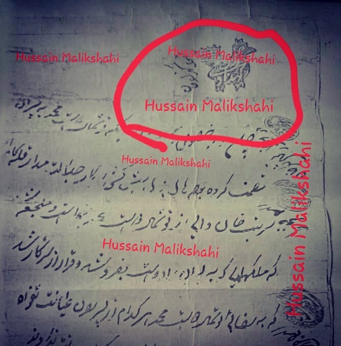 HussainBilbas's tweet photo. مهر توشمال بزرگ ملکشاهی چمشگز‌ک، ریاست ایل ملکیشی بلباس در دوره قاجاریه توشمال عالی شاه (کوزا خان) ولد امیر عالی شان دوست محمد بیگ ولد امیر کاکا کاتوره بیگ، از نوهای پادشاه حاج رستم بیگ ملکیشی و پادشاه بزرگ کورد ملکیش(ملکیشو هذبانی)، توشمال کورا خان ملقب به توشمال چمزی و گچی. https://t.co/XbZ6KZEqQu