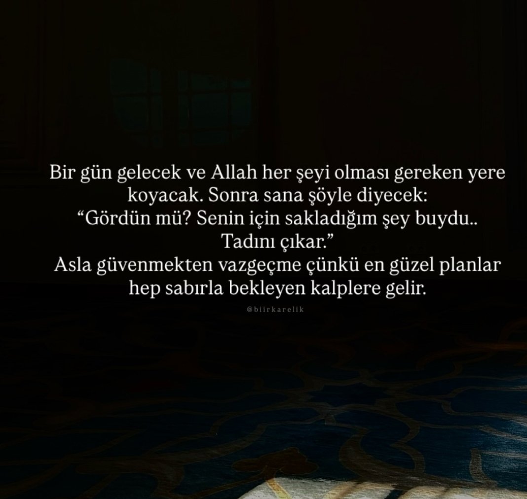 kitabulsevda's tweet photo. Bir gün gelecek ve... https://t.co/yu3SSfrbFI