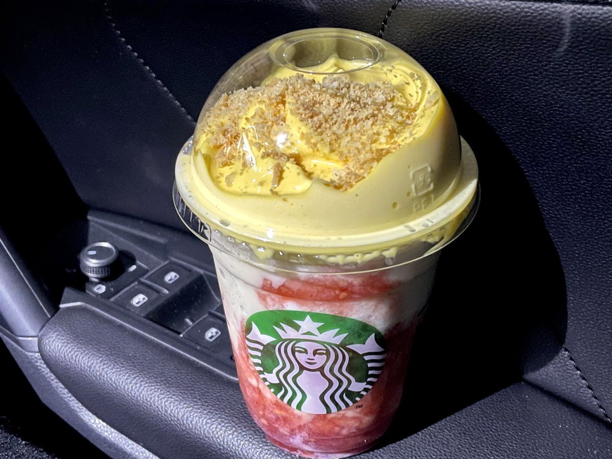 先行販売だゾー🍹🐱ちうー
しゅーくりいむのいちごバージョン🍓👀
#ストロベリーシュークリームフラペチーノ