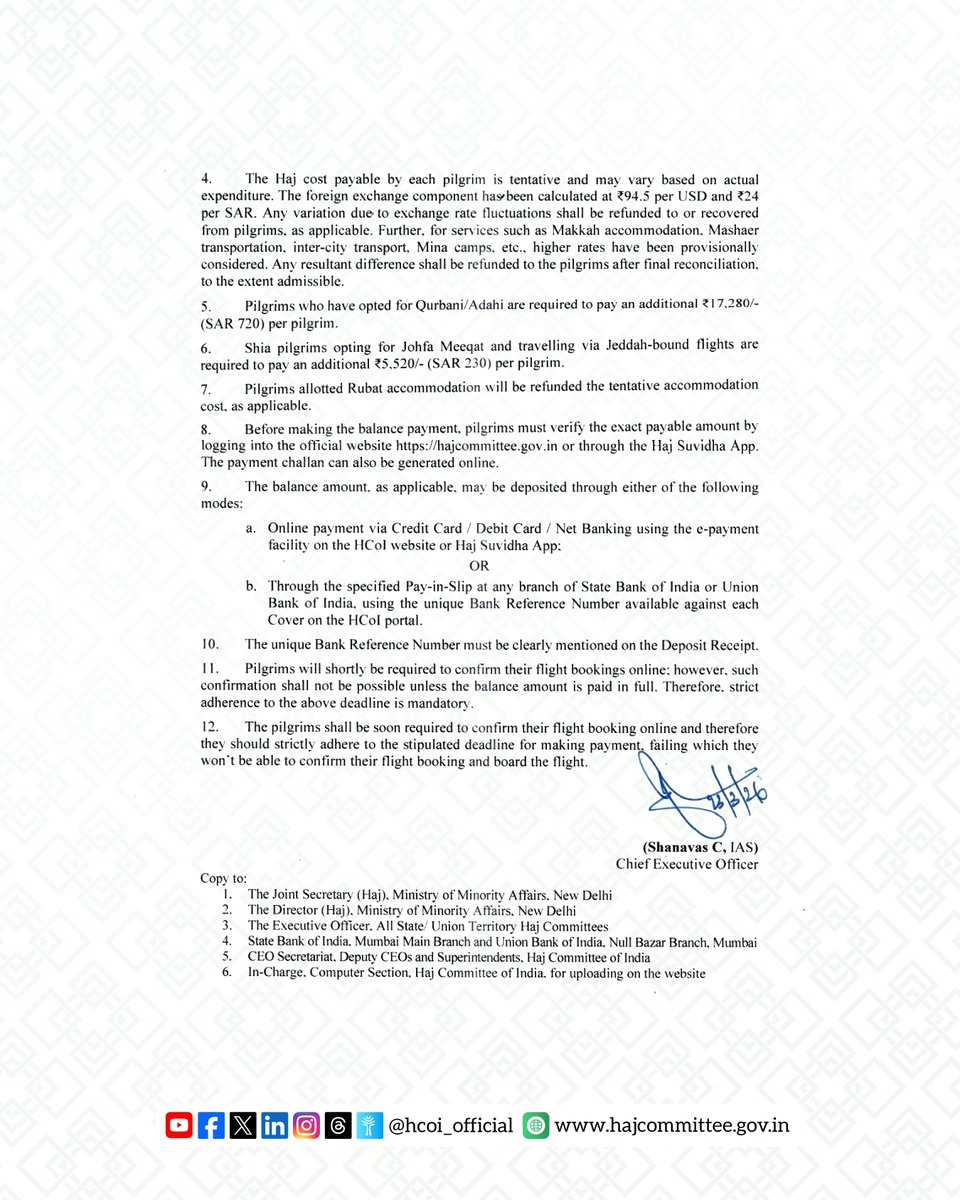 Haj Committee of India tweet media