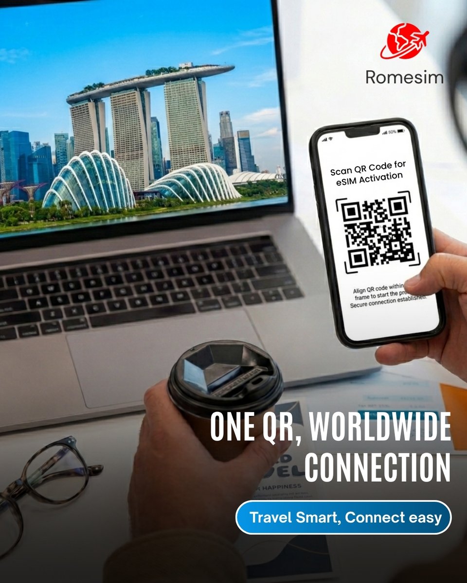 Romesim_World's tweet image. Experience Singapore’s world-class infrastructure with world-class data from ROMESIM. Instant connectivity at your fingertips.

Get Singapore eSIM now! at romesim.com
#ROMESIM #SingaporeTravel #VisitSingapore #ScanAndGo