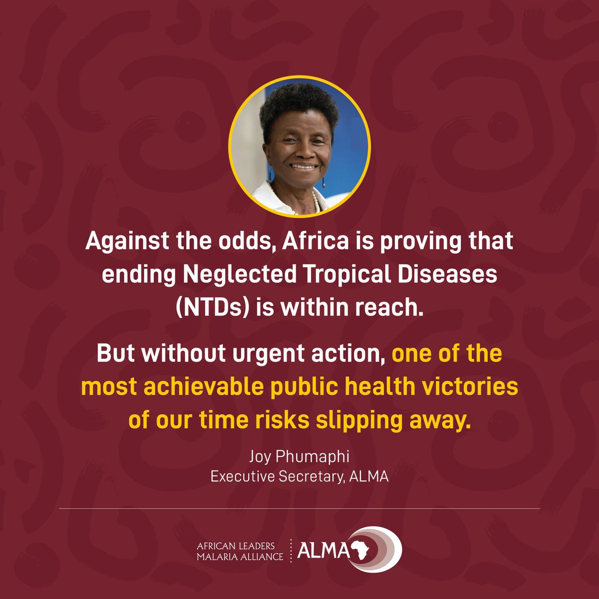 African Leaders Malaria Alliance (ALMA) tweet media