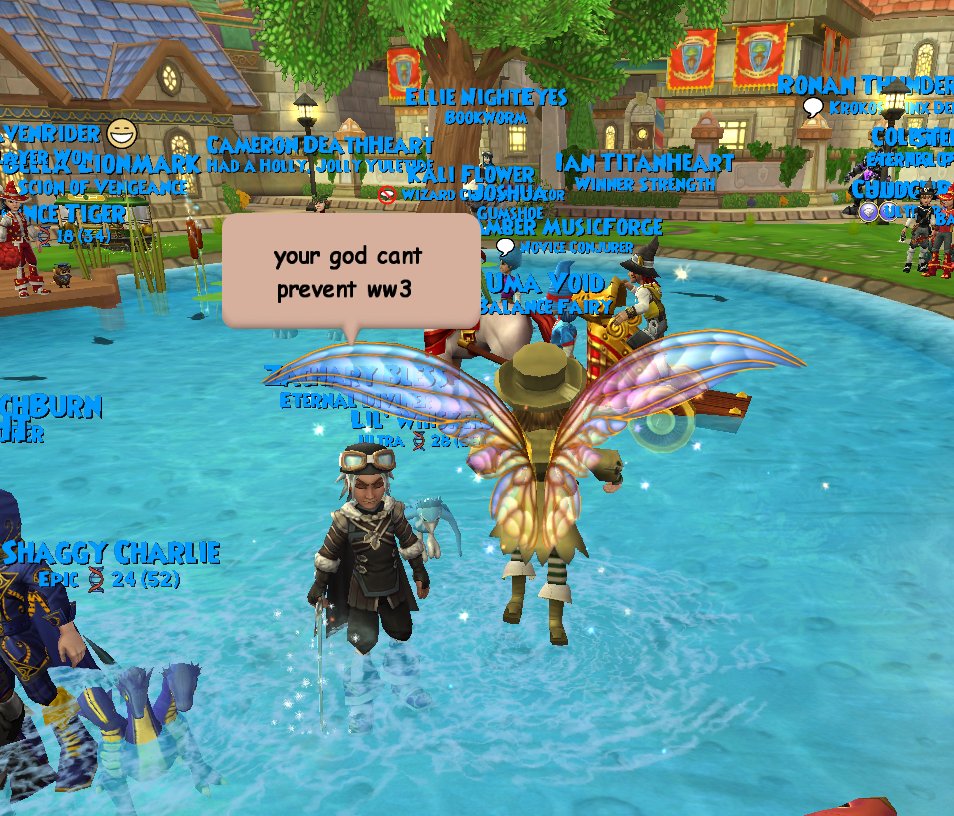 I love porting into the commons and hearing the conversations #wizard101
