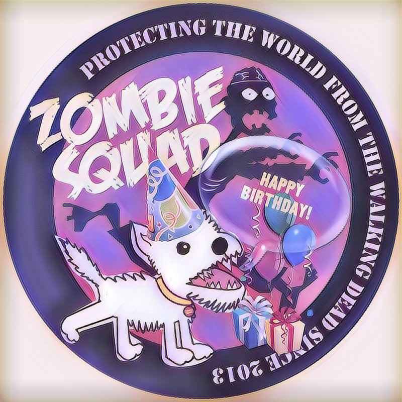 🎂Wishing a very 🎁HAPPY BIRTHDAY🎉 to ANGEL SIR McDUFF’s MOM from Leada Lord Billy &amp; your ZombieSquad pals.
🎈
 We hope that you have a pawsome time celebrating your special day in style, pal. RaaAAA! 
❤️💛🎂🎈🎁🍾🍷💐🍸🎉
<a href="/Gina18306341/">SIR MCDUFF #RIPTOBY🌈#RIPTHUNDER and LIGHTNING🌈</a> <a href="/ZSBirthday/">ZS Birthday🎂🎁🎉</a> #ZSHQ