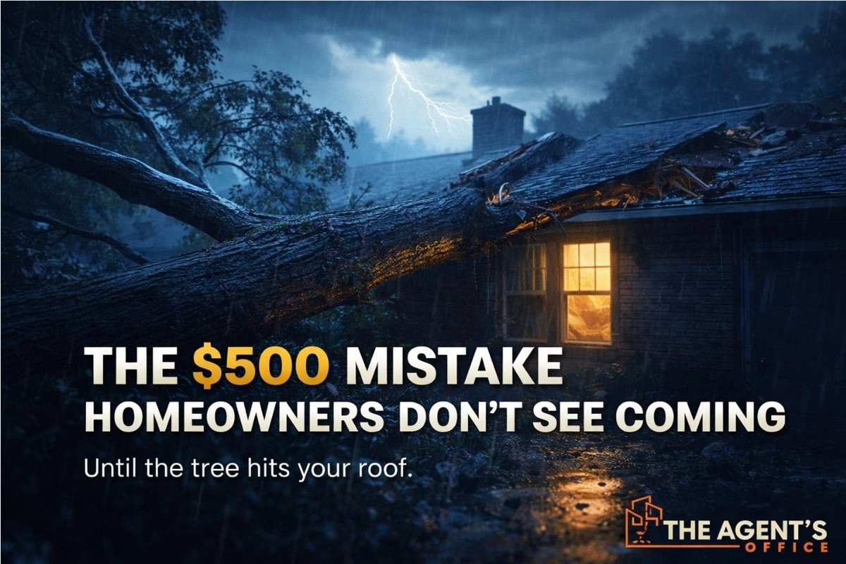 theagentsoffice's tweet photo. Most Texas homeowners think the expensive part is fixing the roof. Often, it’s removing the tree.

#HomeownersInsurance #TexasHomeowners #TexasInsurance #StormDamage #TreeDamage #RoofDamage #PropertyInsurance #FriscoTX #NorthTexasHomes #InsuranceTips

https://t.co/KU5ENdVOfv https://t.co/yyiGMJElt1