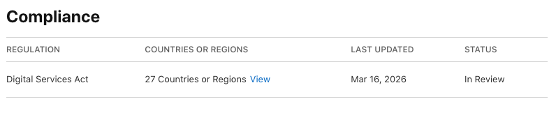 ALorek's tweet photo. App reviewed ✅
App published ✅
Already waiting 8 days for EU countries and still "In Review"😢

Does someone have the same issue? https://t.co/pviJOoMgol