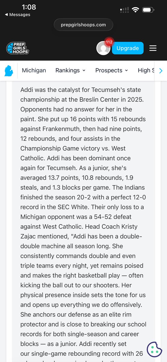 Tecumseh Girls Bball tweet media