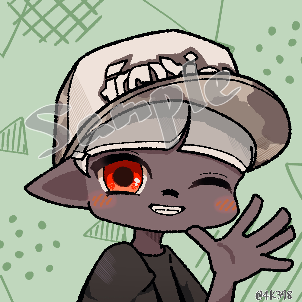 4k398's tweet photo. わさくん描きました。本人利用のみで～ https://t.co/s2fvx8w3cd