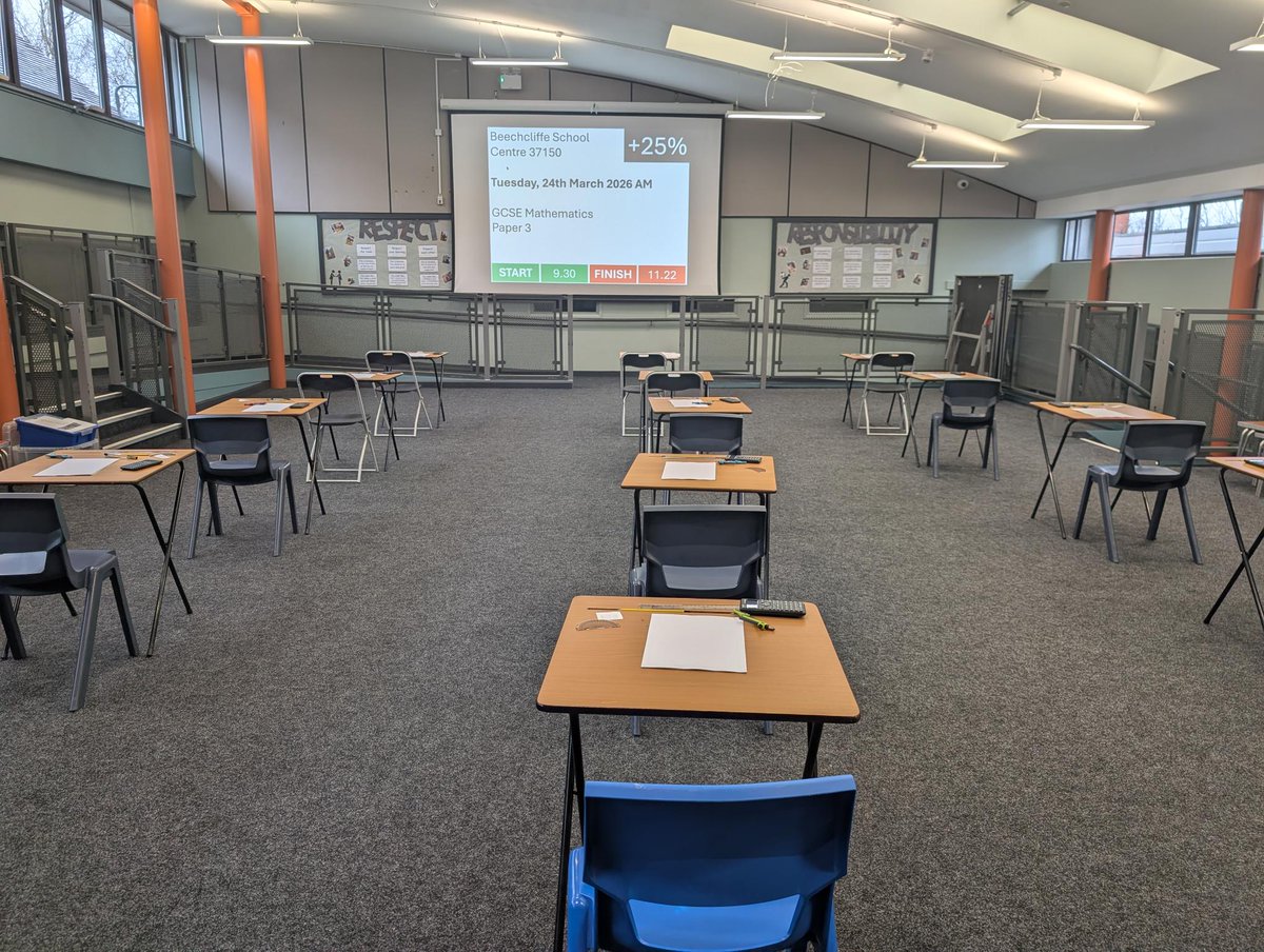 beechcliffe's tweet photo. This week our KS4 students are sitting there GCSE mock exams. We are so proud of the effort they already have and are continuing to show. 
#ExcellenceForAll https://t.co/1udhiM8rqb