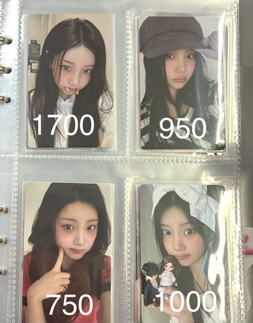 ning_ning224's tweet photo. 交換　買取　illit  ウォンヒ　トレカ　bomb
little mimi  not cute any more  

譲:  画像のトレカ 記載額＋送料

求: PayPay  or  メルペイ

郵送での交換です。
まとめて購入で(枚数-1)×100円お値引きいたします。
お気軽にお声掛けください*͈ᴗ͈ˬᴗ͈ෆ https://t.co/mOCL0u895H