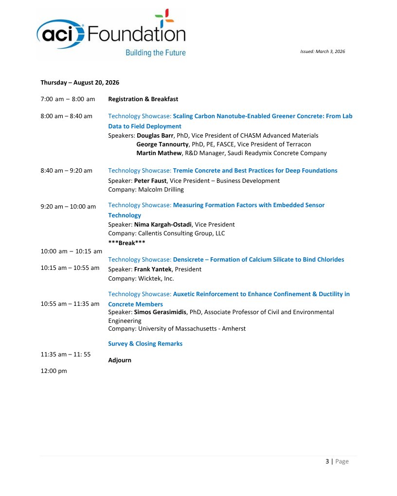 ACI Foundation tweet media