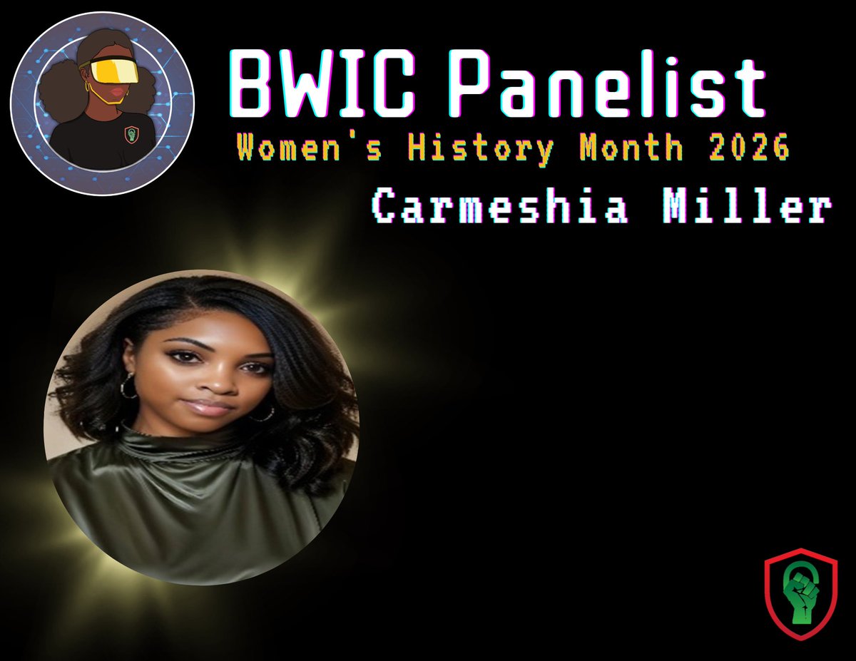 BlackInCyberCo1's tweet image. 💜 Our speakers didn’t just show up—they showed OUT!
BWIC is redefining what leadership looks like, one story &amp;amp; one powerful voice at a time.

youtube.com/@BlacksInCyber…⁠ ⁠ ⁠

#BlacksInCyber #BWIC #LitLikeBIC #BlacksInCybersecurity #WomenInCyber #BlackWomenInCyber