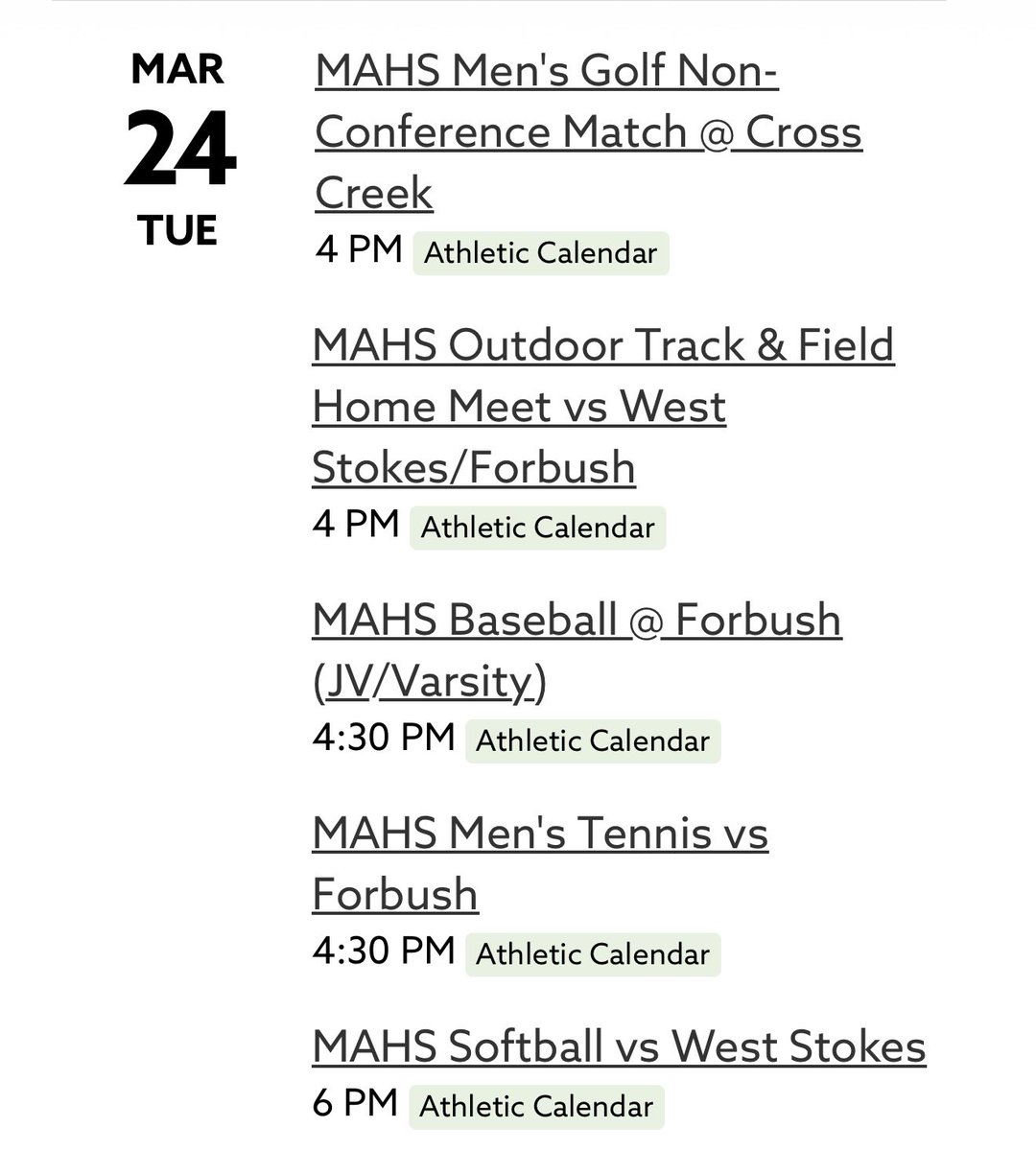 MA Athletics tweet media