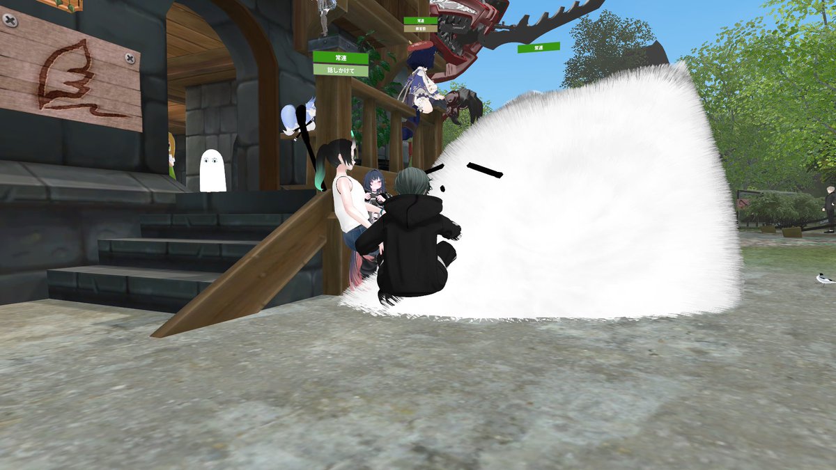 A hooded figure/ 'レヴィン' tweet media