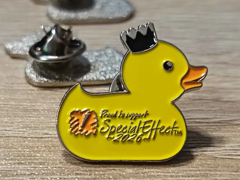 Limited Edition 50 Set of 3 Pins 
Each Set is 1 of Each Green, Black, Purple PHat
£12 per set - Postage TBC BUT Collection @ Runefest can happen. 
Once 35 sets are sold then single will be available at £5 per item.  First come first served!! 
All profits go to <a href="/SpecialEffect/">SpecialEffect</a> 
1/2