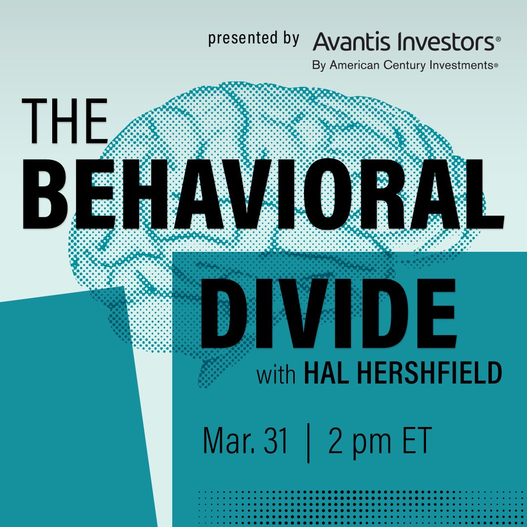 avantisinvestor's tweet image. Register for the next Behavioral Divide episode all about risk and how advisors can better understand what motivates their clients’ attitudes towards it. Secure your spot now: a.vant.is/4bJE99Q

#FinancialEducation #BehavioralFinance