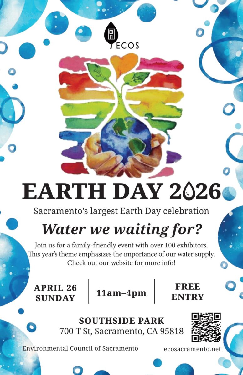 Join us April 26 for Sacramento Earth Day! This year’s theme, “Water We Waiting For?,” spotlights the importance of our region’s water future and the continued work of the Water Forum Agreement 2050. Hosted by <a href="/ecosacramento/">Environmental Council of Sacramento (ECOS)</a>. ecosacramento.net/sacearthday/ #CAWater #WeLoveOurRiver