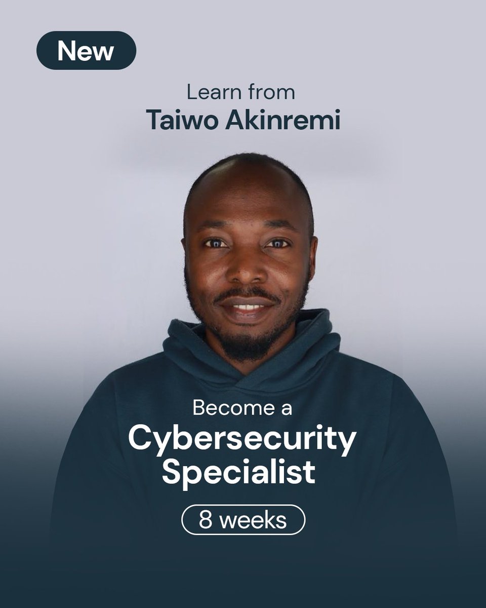PivotWings's tweet photo. Did you know that Cyber attacks happen every few seconds globally and over 80-90% of breaches involve human error?
One wrong click and the entire system is compromised.

Learn a skill that helps you protect systems, prevent attacks, and think like a security professional.

Learn from Taiwo Akinremi and become a Cybersecurity specialist in 8 weeks.

Click the link to sign up today.
https://t.co/QlCwYEq62d

#pivotwings
#careerdevelopment 
#cybersecurityspecialist 
#careeropportunity 
#learntoearn