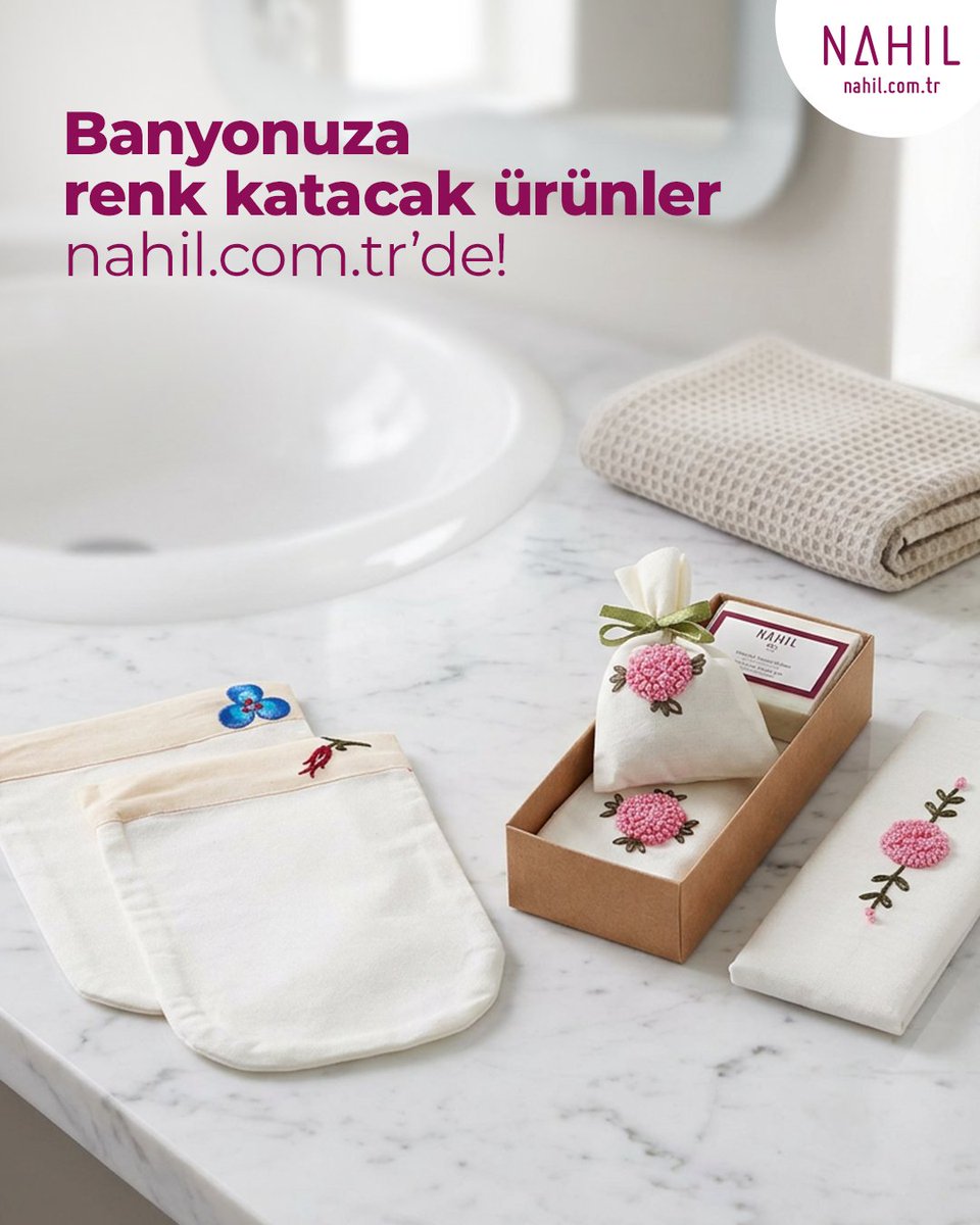 El emeği banyo ürünleri Nahıl’da!
nahil.com.tr/banyo

#Nahıl #NahılDükkan #KadınEmeği #KadınKooperatifleri #DayanışmaGüçlendirir #KadınÜreticiler #Banyo