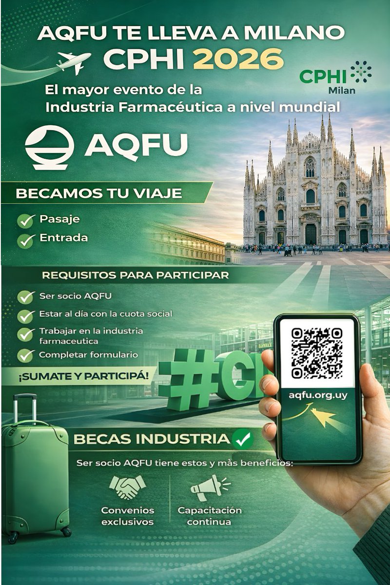 Asociación de Química y Farmacia del Uruguay tweet media