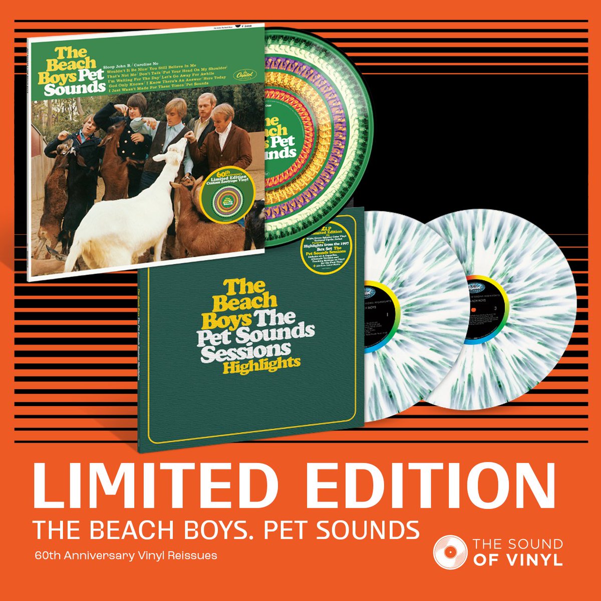 LIMITED EDITION! The Beach Boys - Pet Sounds: Limited 60th
