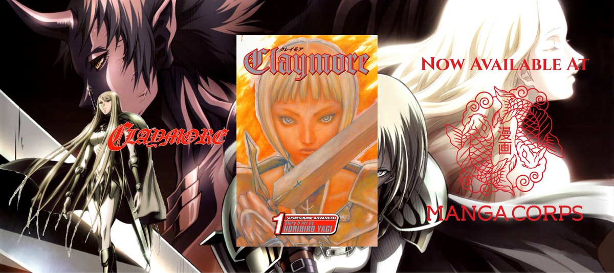 ⚔️ Now Available: Claymore👩🏻‍🦳

Follow Clare's daunting journey as a stoic claymore as she confronts yoma, develops unexpected bonds, and inches closer to the sinister reality behind the organization that created her.
