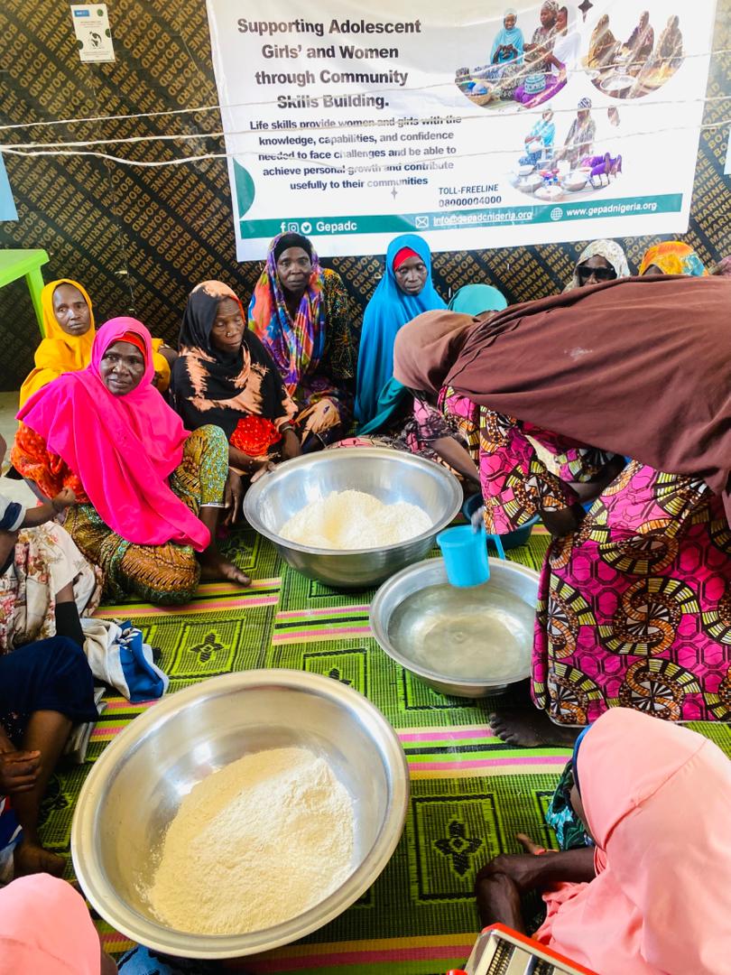 GEPaDC's tweet photo. GEPaDC trained women survivors of GBV in pasta-making under the SAFE-GUARD project in Ngala, promoting income generation, self-reliance, and resilience.
#SAFEGUARDProject #WomenEmpowerment #GBVResponse #LivelihoodSupport #EconomicInclusion #Resilience #GEPaDC #BornoState https://t.co/n9hAk7Mc2M