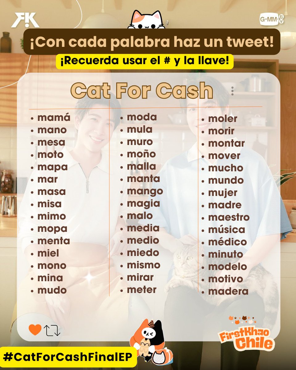 FirstKhaotung Chile 🇨🇱 ♡ | CatForCash 🐾 tweet media