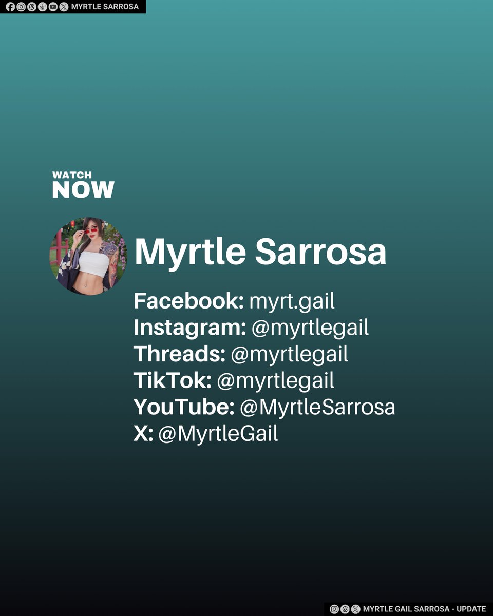 Myrtle Gail Sarrosa - Update tweet media