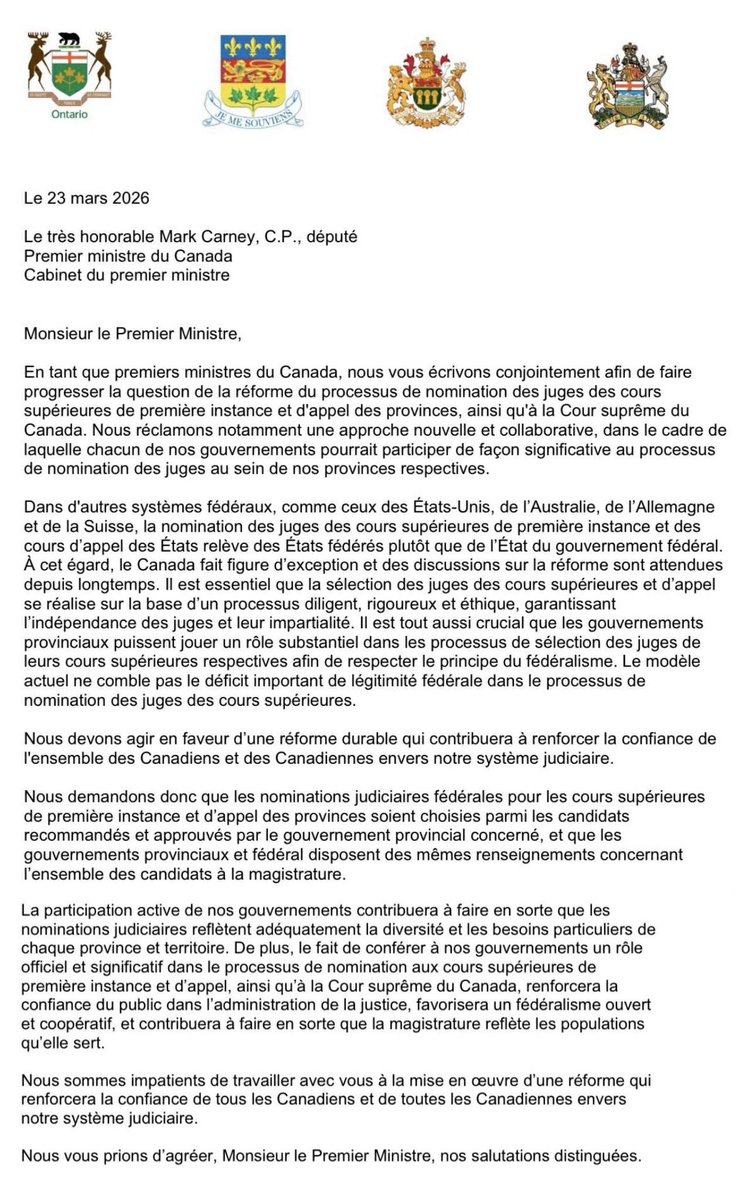 François Legault tweet media