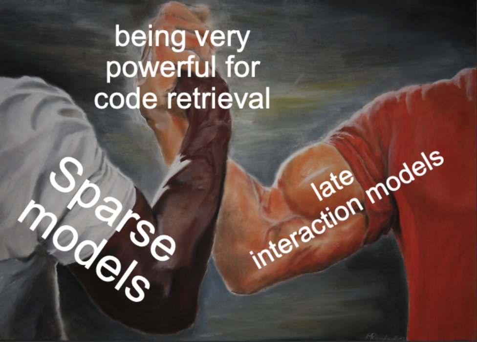 Sparse and late interaction meme