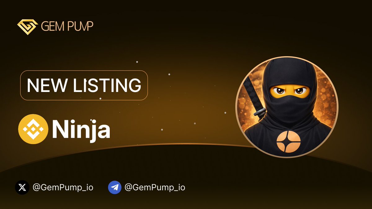 Gempump_io's tweet image. 👏 #NINJA listed on GemPump.io 

📄 CA:0x9a5ab3ec8fe7263e6d2ef5ae3ac1f75021ffffff

 🌐 TG：t.me/Ninja_Aster

 ✖️ X：x.com/Ninja_Aster

💎 GemPump：gempump.io/token/ninja

#NewListing #GemPump #100xGem