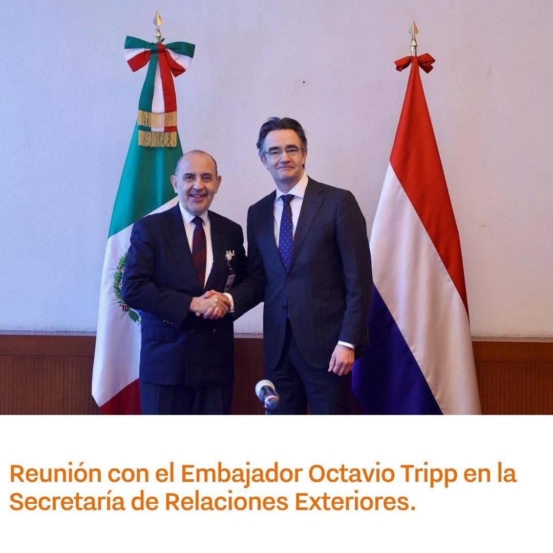 Embajada Países Bajos MX 🇳🇱🇲🇽 tweet media